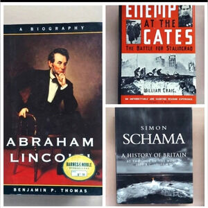 Hardcover History Book Bundle (Non-Fiction)